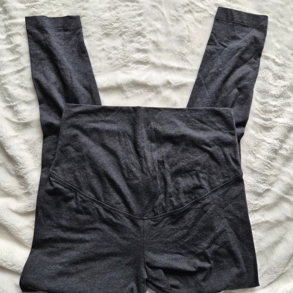 Old Navy Dark Gray Maternity Leggings New With Tags